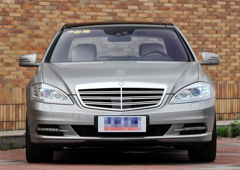 Для Mercedes-Benz W221 S280 S300 S350 S500 2011 2012 2013 Автомобильные фары прозрачные линзы Авто оболочка Крышка