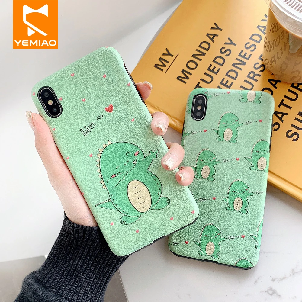 Противоударный чехол для телефона с зеленым динозавром OPPO R9 Plus R9s R11 R11s R15 R17 Pro