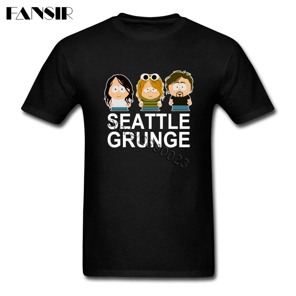 Seattle Grunge рок-н-ролл для мужчин футболки крутая футболка мужские хлопковые с