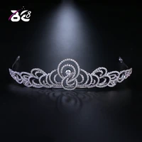 be 8 brand newest european aaa cubic zirconia stone tiara headpieces evening crown hair accessories princess h065