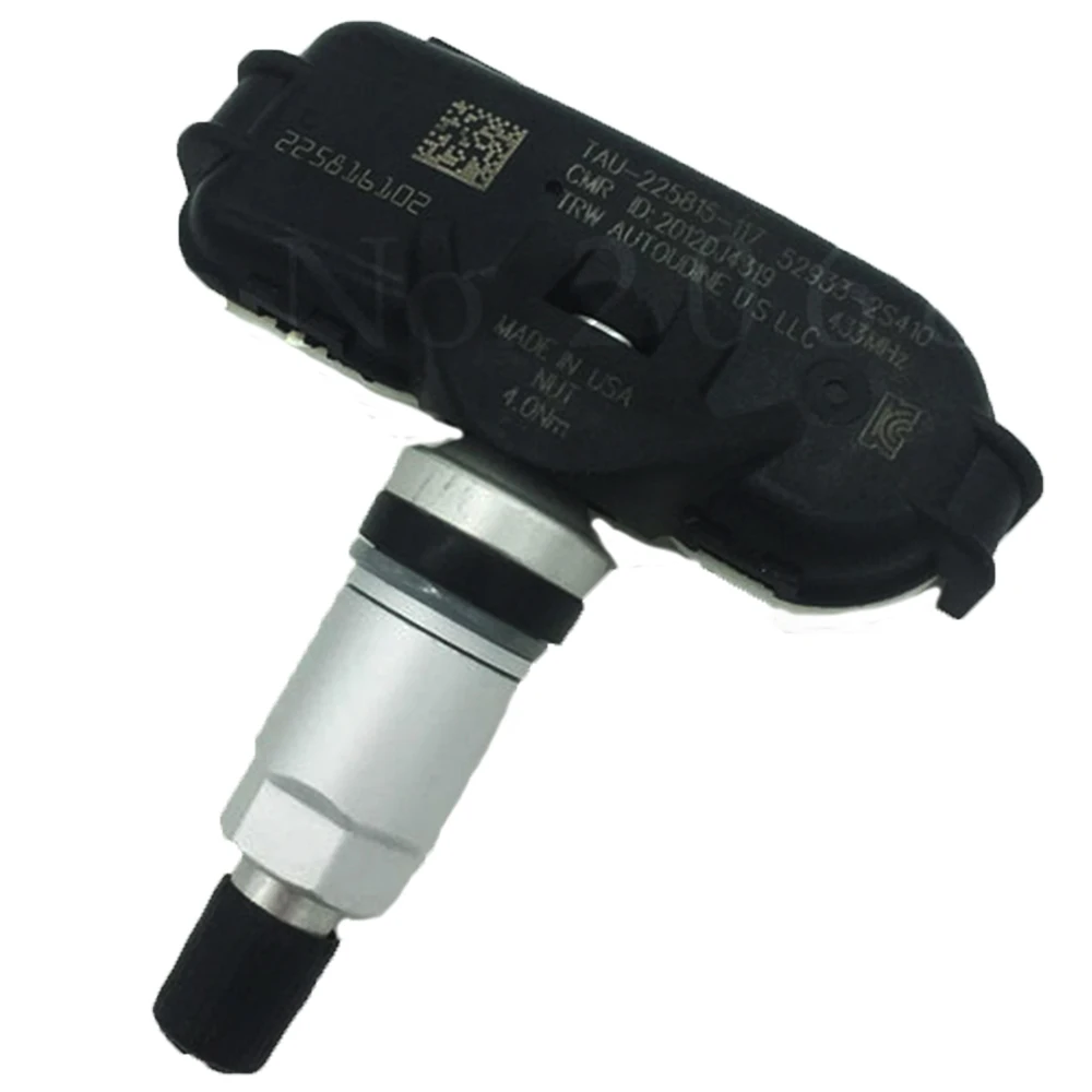 Оригинальный 52933 2S410 529332S410 433 МГц оригинальный датчик TPMS для Hyundai IX35 Elantra Equus i40 Kia