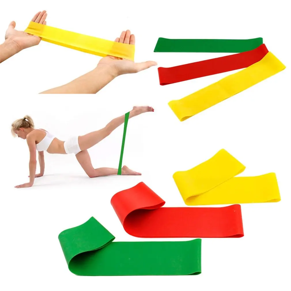 

OUTAD Latex Tension Resistance Workout Bands Pilates Fitness Excercise Rehab Pull Rope Yoga Core Loop Gym Yoga Bands Fitness