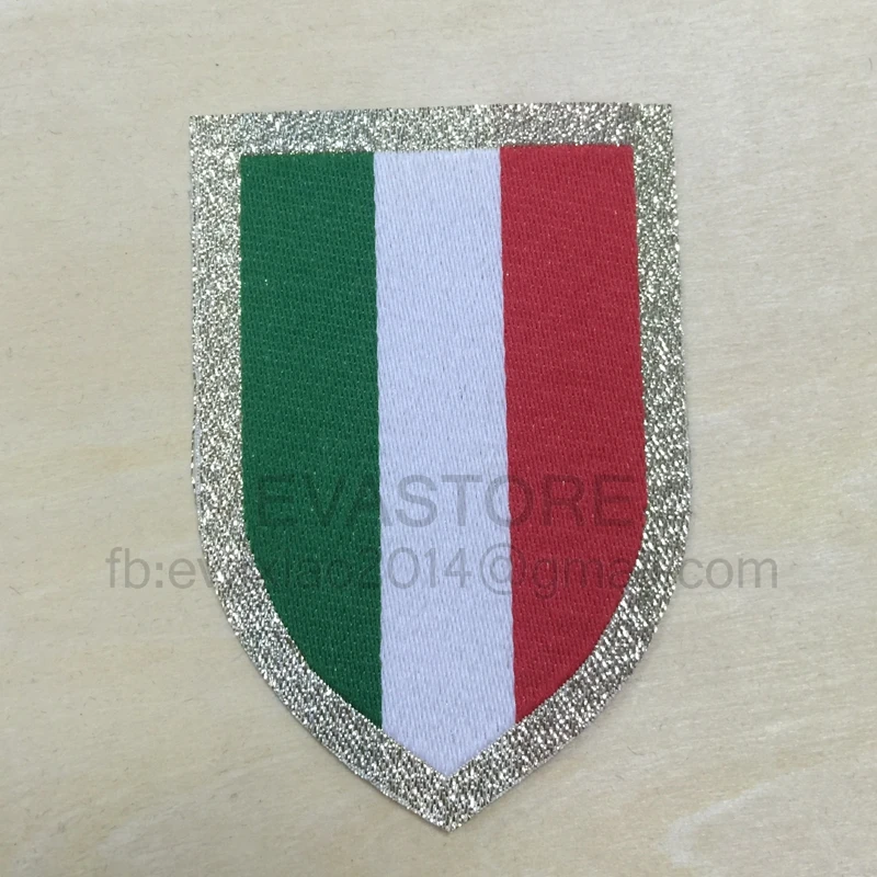 Italia нашивка кальцио 15 16 пластырь красная coppa круглая вставка Scudetto + Итальянская