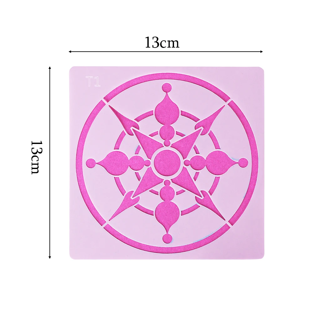 Мандала вспомогательные наслоенные трафареты для стен Живопись штамп