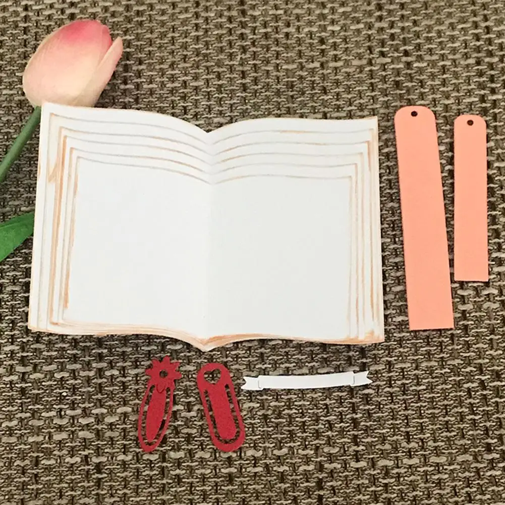 Новый 15 см x 10 8 книжная страница металлические режущие штампы DIY бумажные
