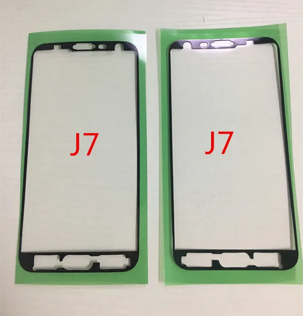 10 шт./лот 3 м клейкая наклейка лента передняя рамка Клейкая для Samsung Galaxy J7|Наклейки