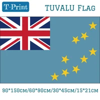 tuvalu national flag 90150cm6090cm4060cm flying hanging flag 1521cm hand flag 3x5ft banner for decoration