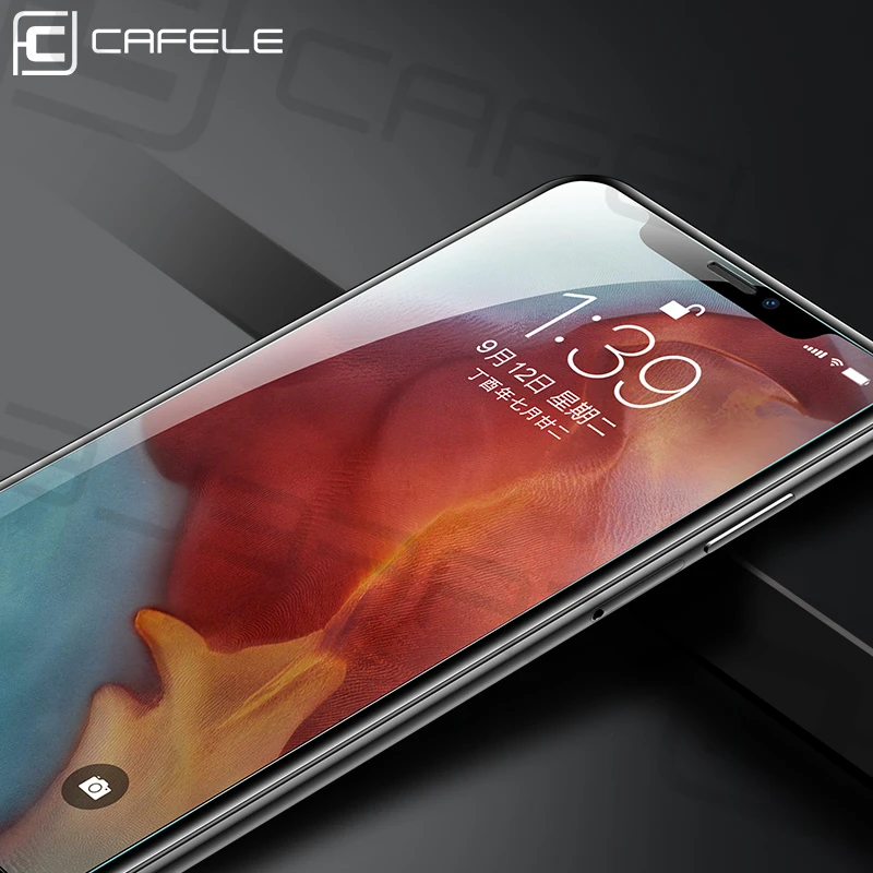 Защитное стекло Cafele закаленное для iPhone XR твердость 9H HD 6 1/XS 5 8/XS Plus|Защитные стёкла