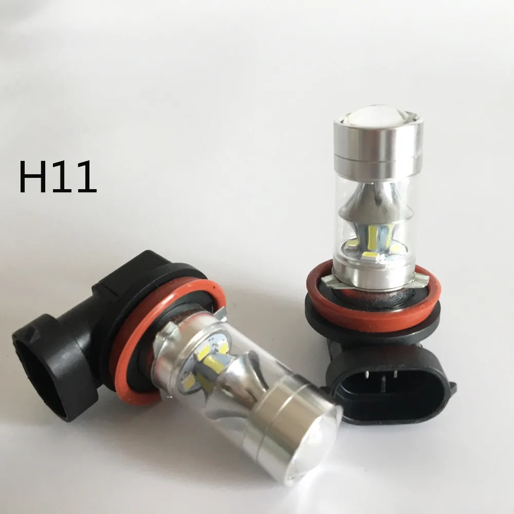 a pair 750LM 60W H8 H9 H11 LED Car fog Lights Driving Bulbs Light Lamps 12V 6000K white | Автомобили и мотоциклы
