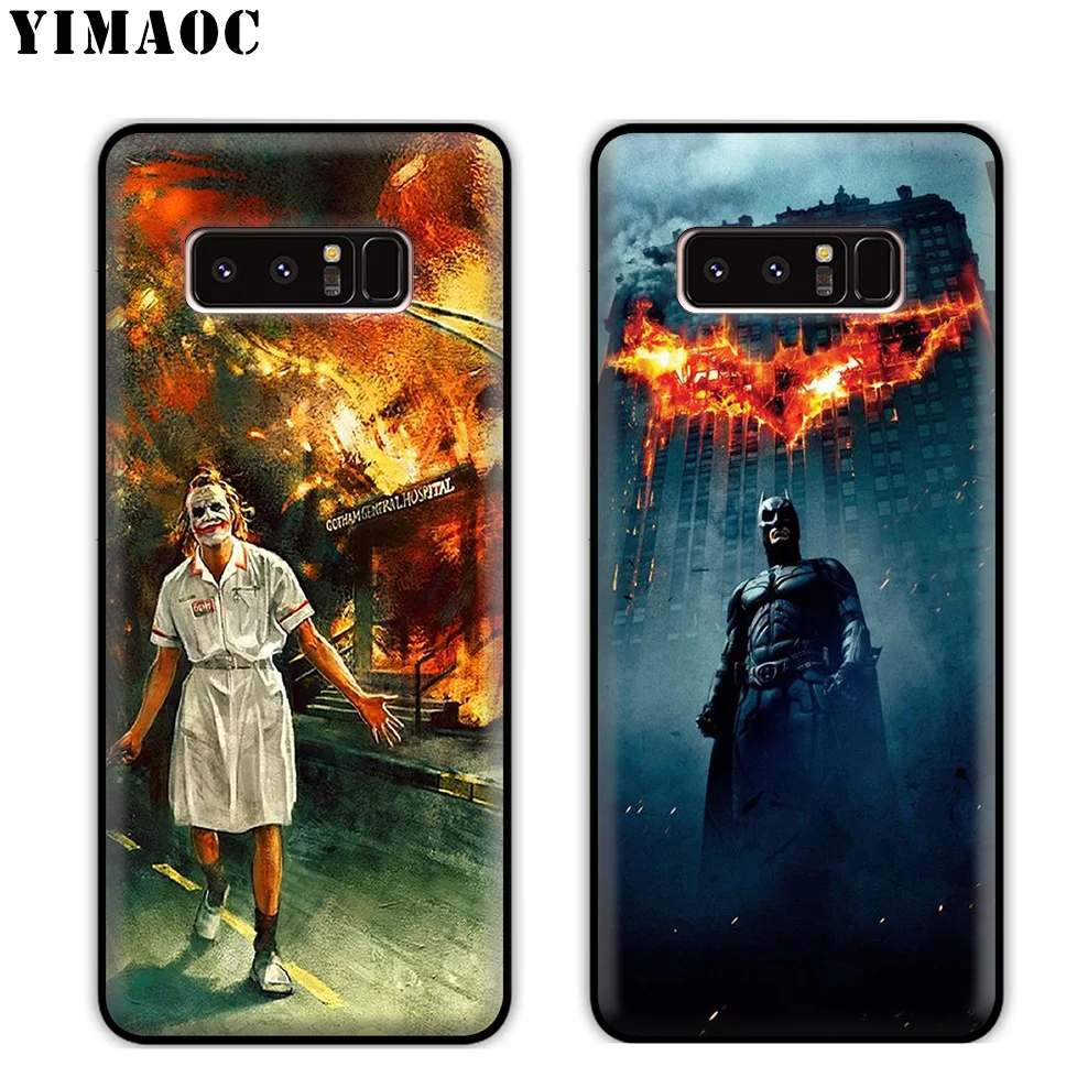 YIMAOC Бэтмен Темный рыцарь Мягкий силиконовый чехол для samsung Galaxy S10 S10e S9 S8 Plus S7 S6 Edge J6