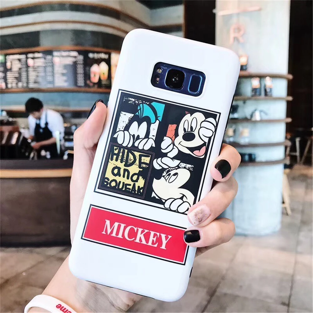 Элитный бренд мультяшный чехол для телефона Samsung Galaxy S8 S9 плюс S8Plus S9Plus Note8 Note9 с