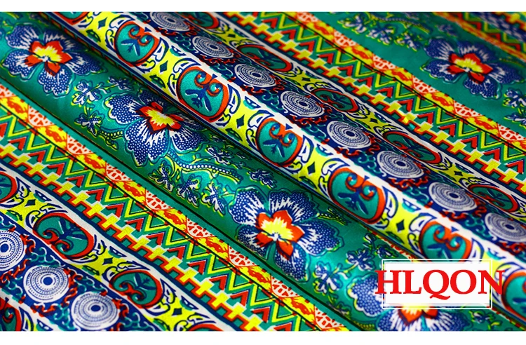 100% хлопок импортная высококачественная ткань с принтом в этническом стиле парча