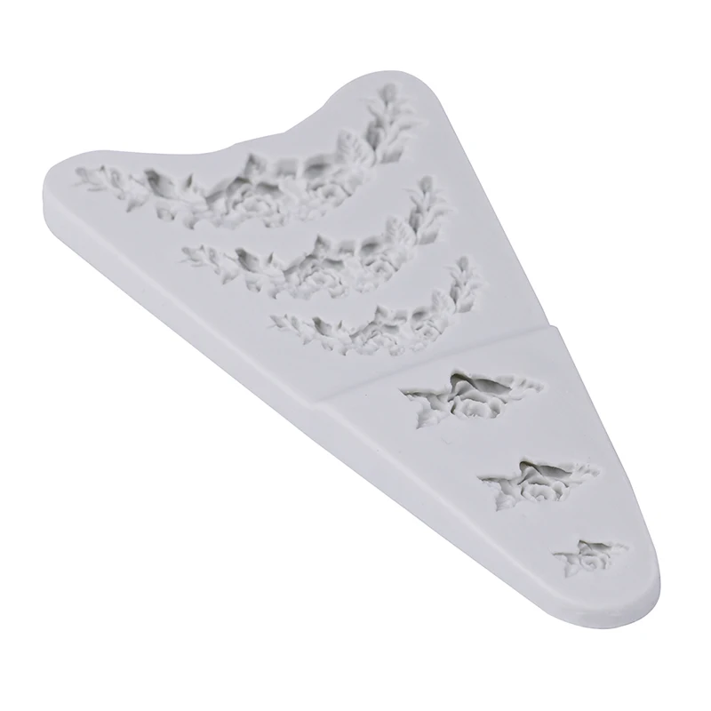 

Rose Flower Form Silicone Molds Cookie Cutter Cake Decorating Tools Wedding Fondant Decoration