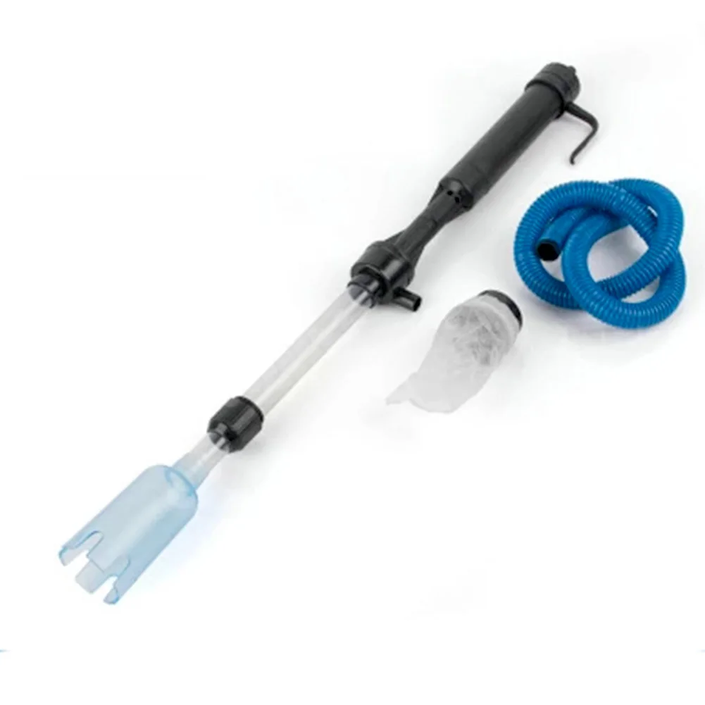 Aquarium Battery Syphon Auto Fish Tank Vacuum Gravel Water Filter without the batteries Pet Aquatic Cleaning Tools | Дом и сад