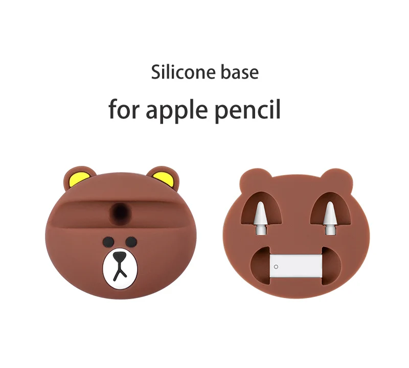 Подставка-карандаш с медведем для Apple pencil base storage stylus pen base для iPad Pro 10,5 12,9 карандаш-стилус для сенсорных ручек