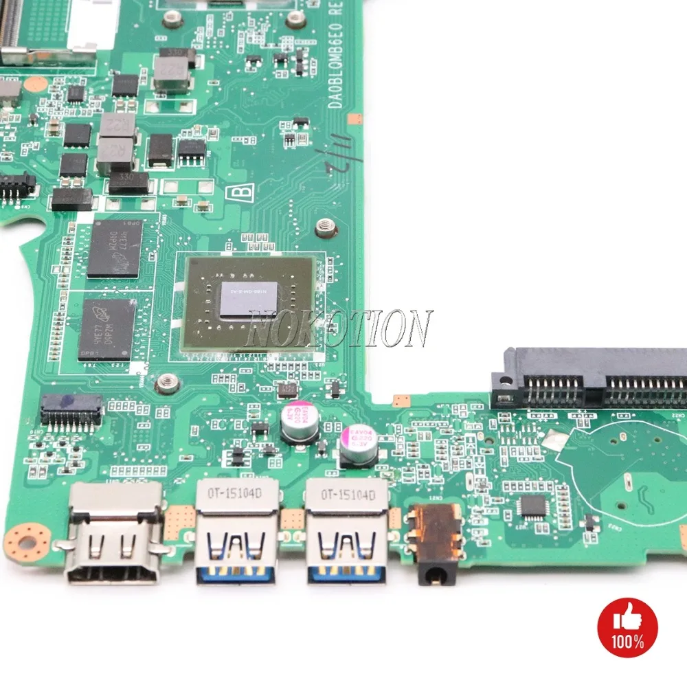 NOKOTION A000388620 DA0BLQMB6E0 основная плата для toshiba satellite L50 L50-C материнская плата для ноутбука I5-5200U NVIDIA GeForce 930M