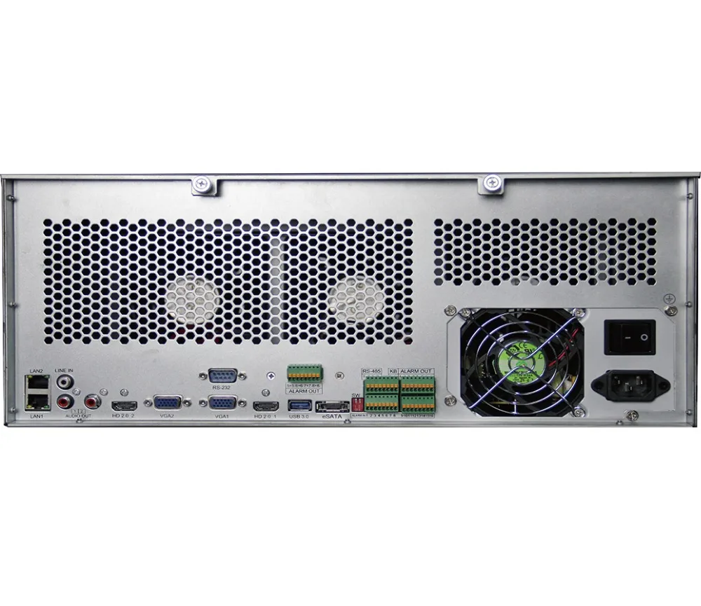 IMPORX супер 128CH 4U 24HDD H.265 CCTV NVR 4 K/5.0MP/4.0MP/2.0MP IP видеокамера 24 SATA HDMI VGA Поддержка