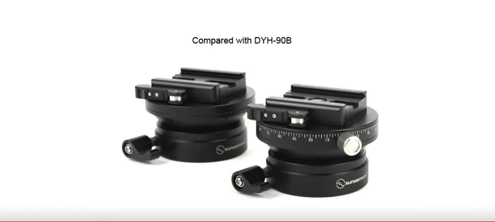SUNWAYFOTO штатив DYH-90A уровня для DSLR камеры Трипод шариковая головка Выравнивающая база штатив Выравнивающая база панорамный штатив