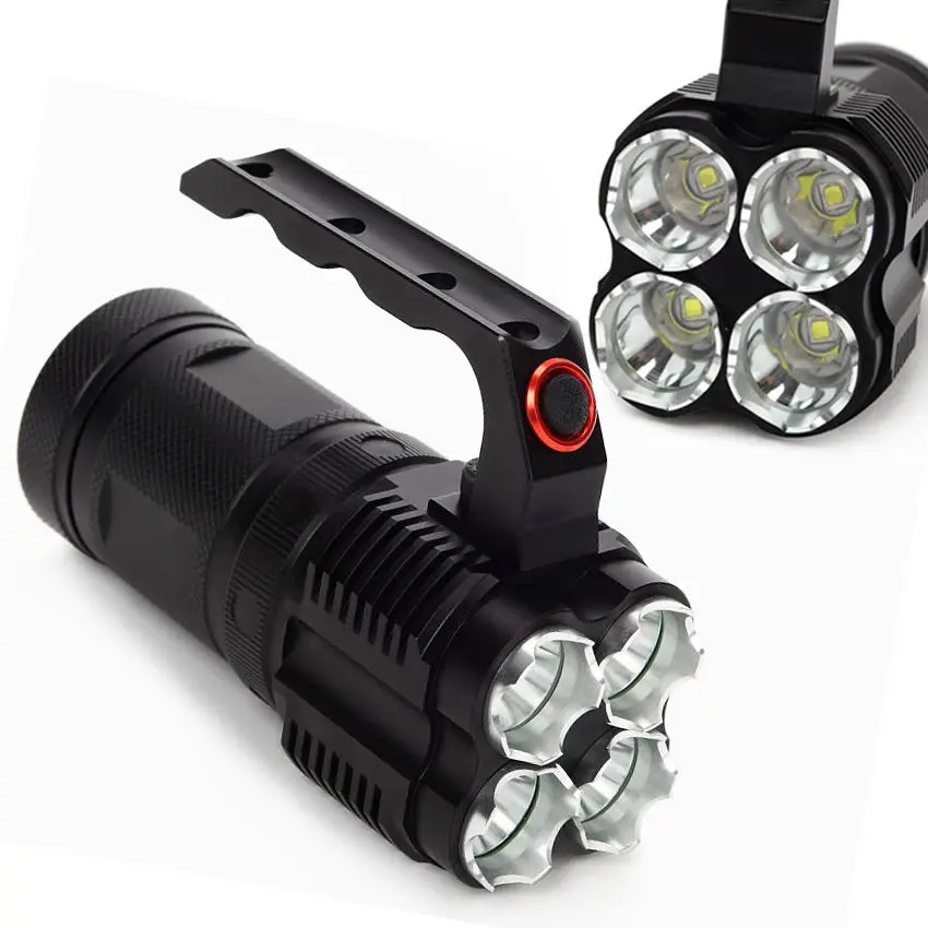 6800LM 5-Mode 4L2 LED flashlight torch for 4 small 18650 Waterproof Lanterna Camping | Освещение