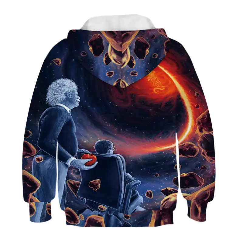Space Black Hole Print 3D Boys Girls Hoodies Casual Thin Long Sleeve Sweatshirt Hooded Kids Pullover Streetwear 6 8 9 10 Years |