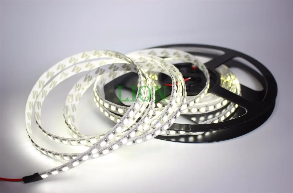 Новая Светодиодная лента 5050 DC12V 120LEDs/m 5 м/лот гибкая светодиодная теплый