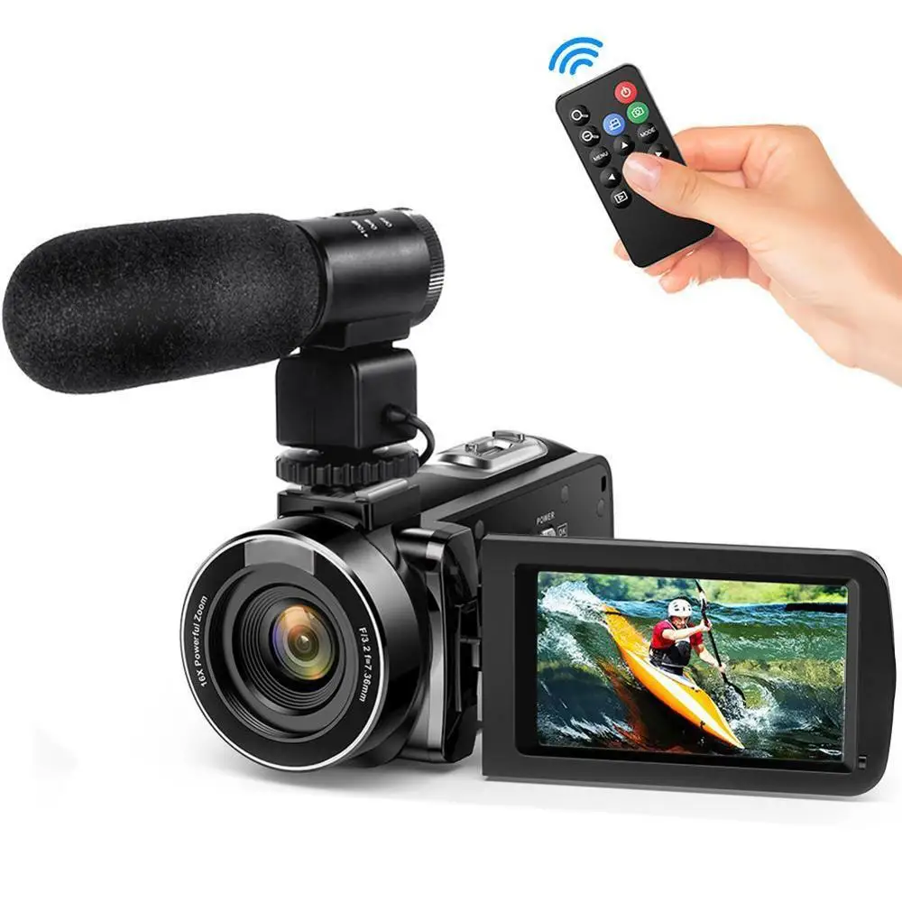 Ночное видение 24MP HD 1080P LCD сенсорный экран видеокамера 16X зум Цифровая