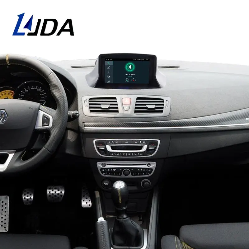 LJDA Android 10,0 автомобильный dvd-плеер для Megane Fluence 2009 2010 2011 Автомобильный мультимедийный плеер gps навигация 1 Din автомагнитола стерео
