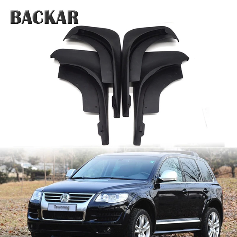 Backar 1 комплект автомобильные передние и задние брызговики для VW Touareg Mk1 2008 2009 2010