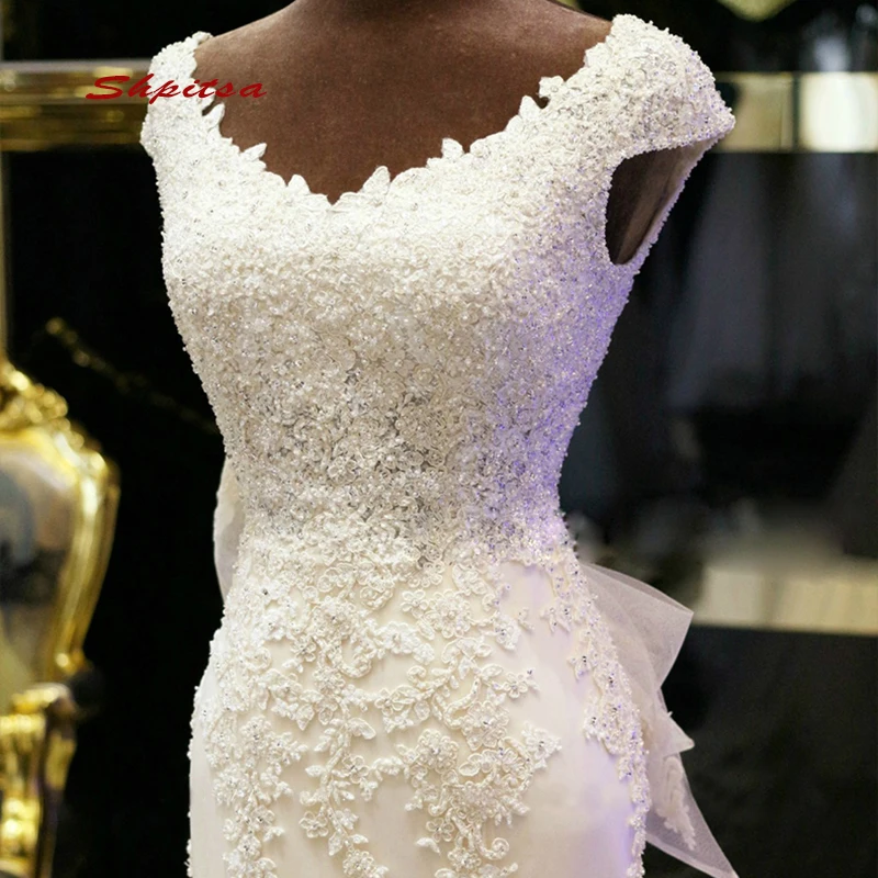 Sexy Lace Mermaid Wedding Dresses Backless Plus Size Bride Bridal Weding Weeding Gowns 2019 | Свадьбы и торжества