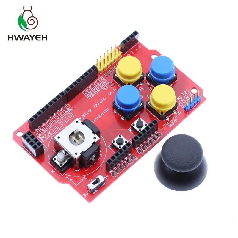 5 шт. геймпады Джойстик Щит консоли PS2 для arduino nRF24L01 Nk 5110 ЖК дисплей I2C|ps2 ps2|ps2 joystickps2
