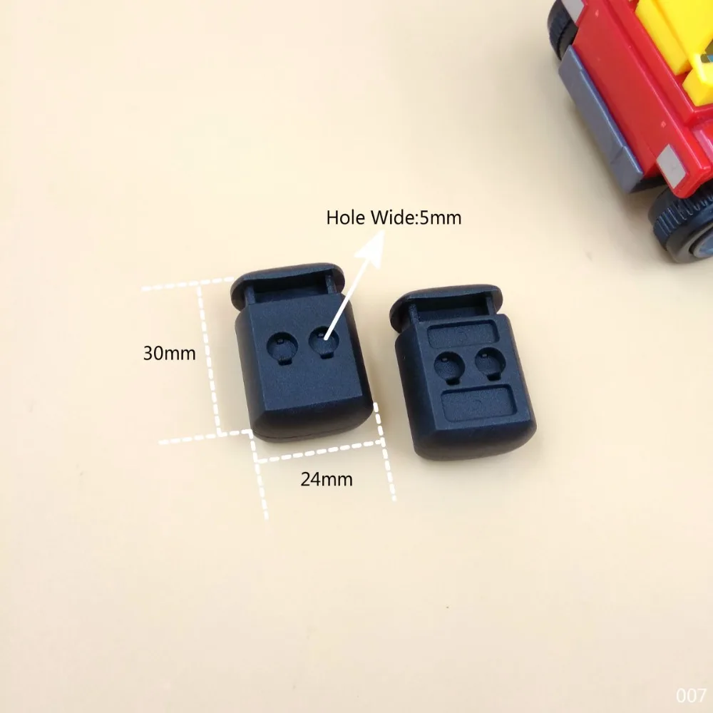 5 шт. пластиковые замки для шнура с двумя отверстиями | Дом и сад