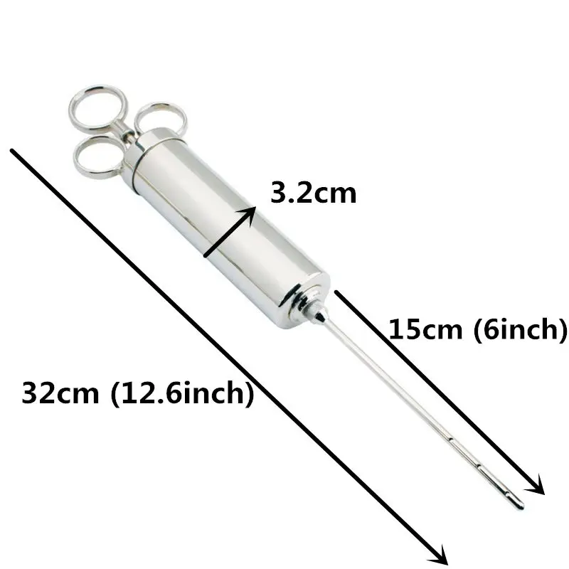 Инжектор курицы инжектор приправы из нержавеющей стали мяса птицы | Дом и сад