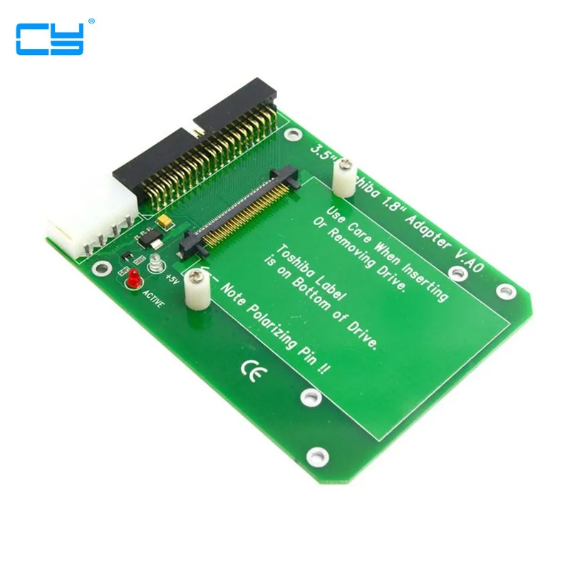 

50PIN 1.8" Micro Drive to 3.5 40pin IDE Adapter for Toshiba Hard Disk Drive
