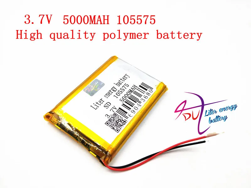 3 7 В 5000 мАч литий-полимерный LiPo Перезаряжаемые Батарея для gps DVD PAD Электронная