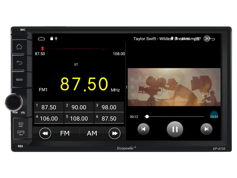 Navirider Android 8,1 автомобильный мультимедийный плеер магнитофон(рамка+ Серия радио) подходит для SAAB(9-5) 2005-2011 аудио плеер gps