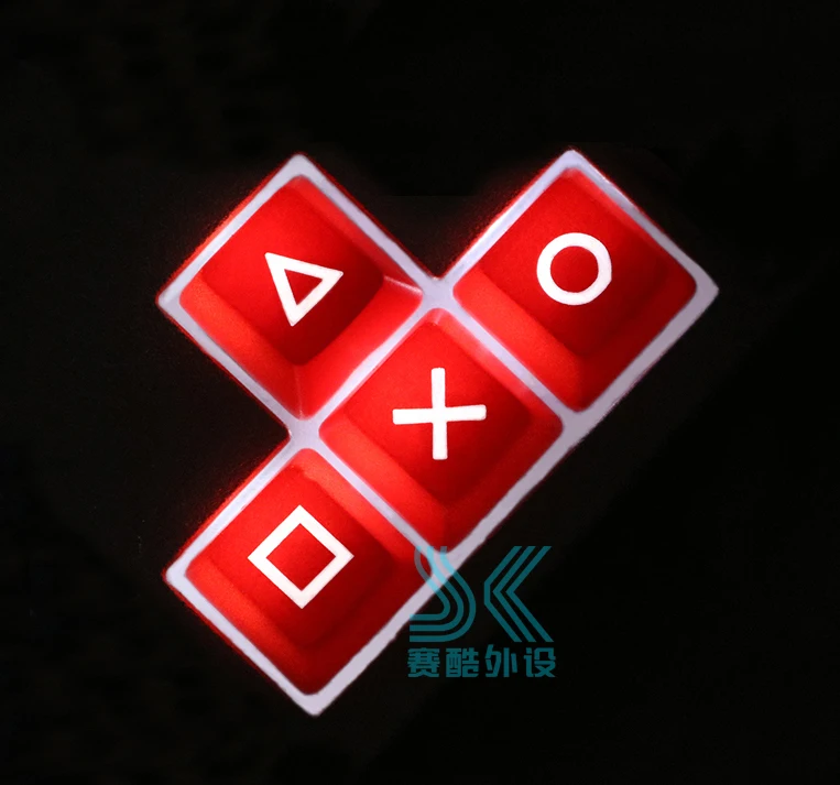 Механическая клавиатура ABS Pervious to light keycap клавиша направления вверх и вниз влево