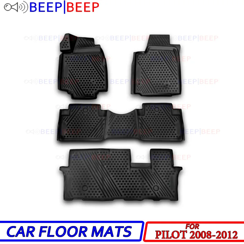 Автомобильные коврики для Honda Pilot 2008 2012 автомобильный коврик пыленепроницаемый