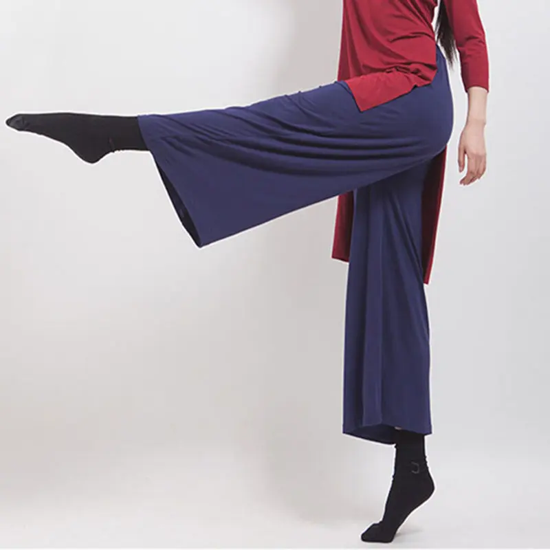 Summer Spring Loose Women Pants Super Cool Modal Wide Leg Comfortable Sport Training Lazy Home Wear For 45-90KG | Женская одежда