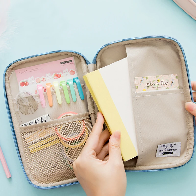 Милый Единорог креативный пенал для карандашей PU кожаный Портативный