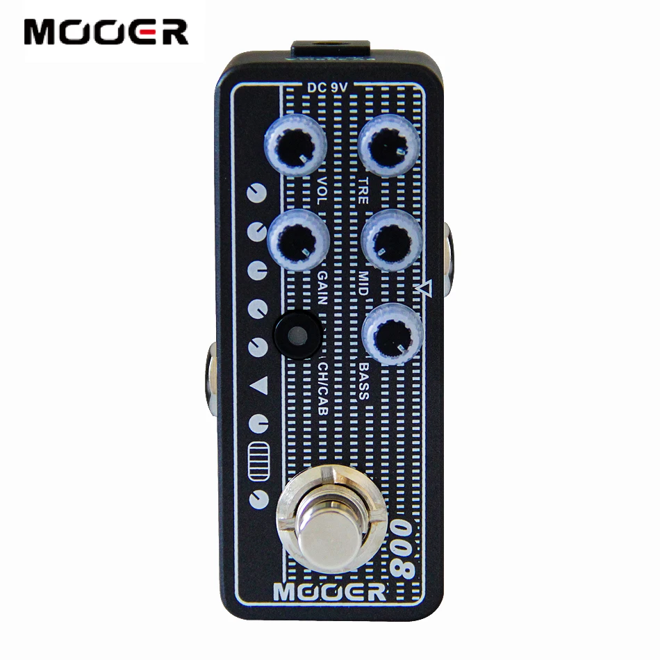 

MOOER 008 Cali-MK 3 Digital Preamp electric guitar pedal High quality dual channel preamp Independent 3 band EQ