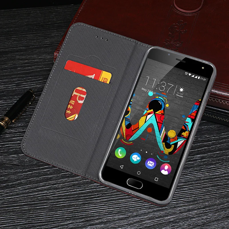 Для Wiko у себя случае 5.5 дюймов телефон Сумки крышка Высокое качество Флип кожаный