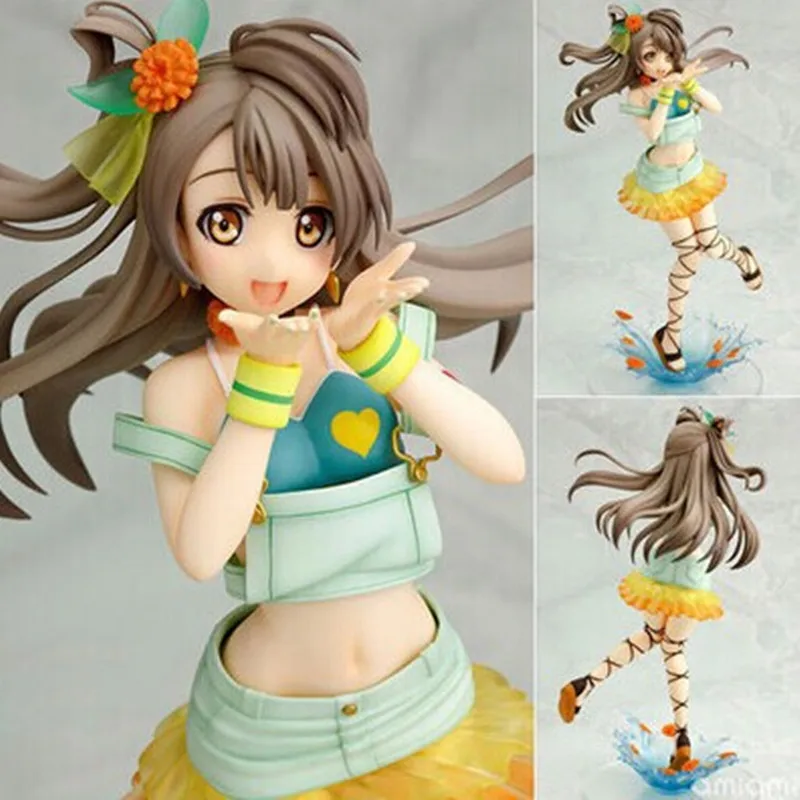 Аниме игры Figuras 22 см Love Live ПВХ Фигурки Коллекционная модель игрушки Летняя улыбка