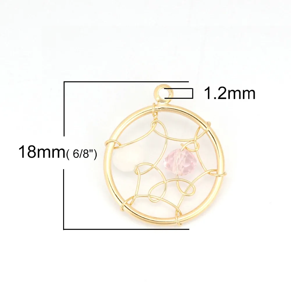 DoreenBeads модные ювелирные изделия сделай сам подвеска из акрила и меди