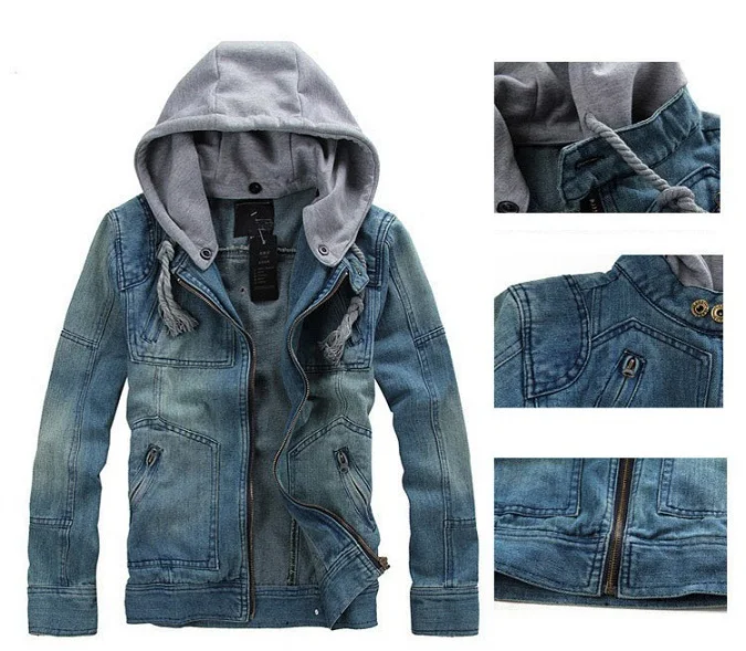 Бесплатная доставка новинка 2019 мужские повседневные джинсовые куртки с