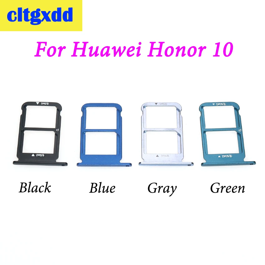 Держатель для SIM карты cltgxdd Слот Лоток контейнер запасные части замены Huawei Honor 10 Note