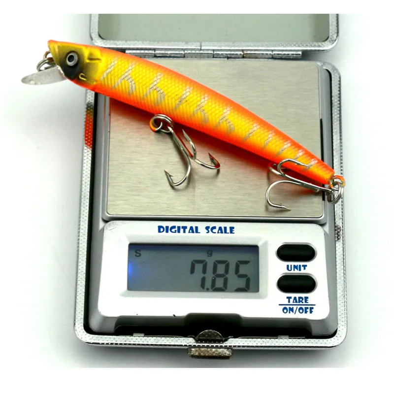 Высокое качество 8 шт. Minnow 9 5 см/7 3G/6 # крючки приманки из твердого пластика