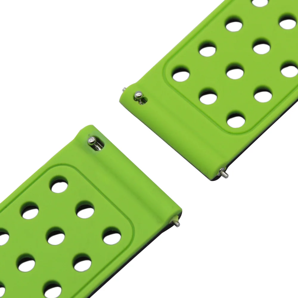 Ремешок силиконовый для наручных часов быстросъемный резиновый браслет