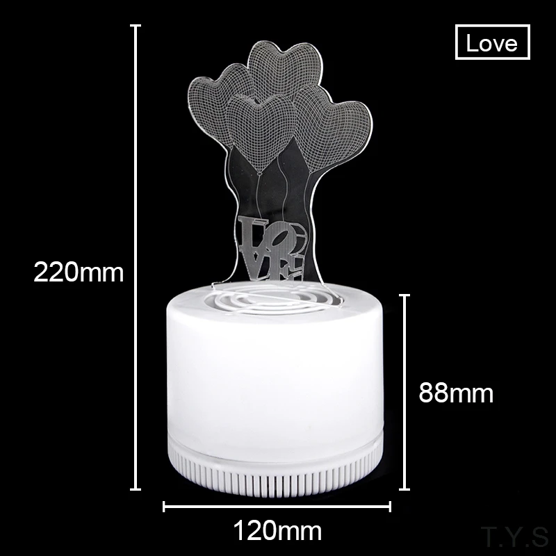 3D УФ москитный убийца наружный светильник ночного освещения USB СВЕТОДИОДНЫЙ