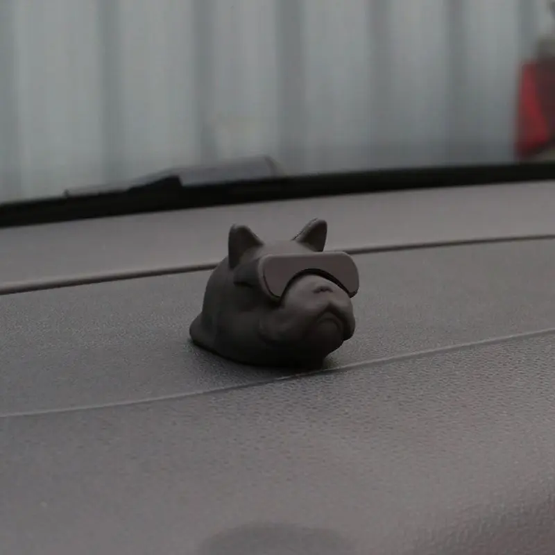 Автомобильные Игрушки для приборной панели украшения крутая собака автомобиль орнамент французский Бульдог Милые куклы-щенки Авто модные аксессуары для интерьера