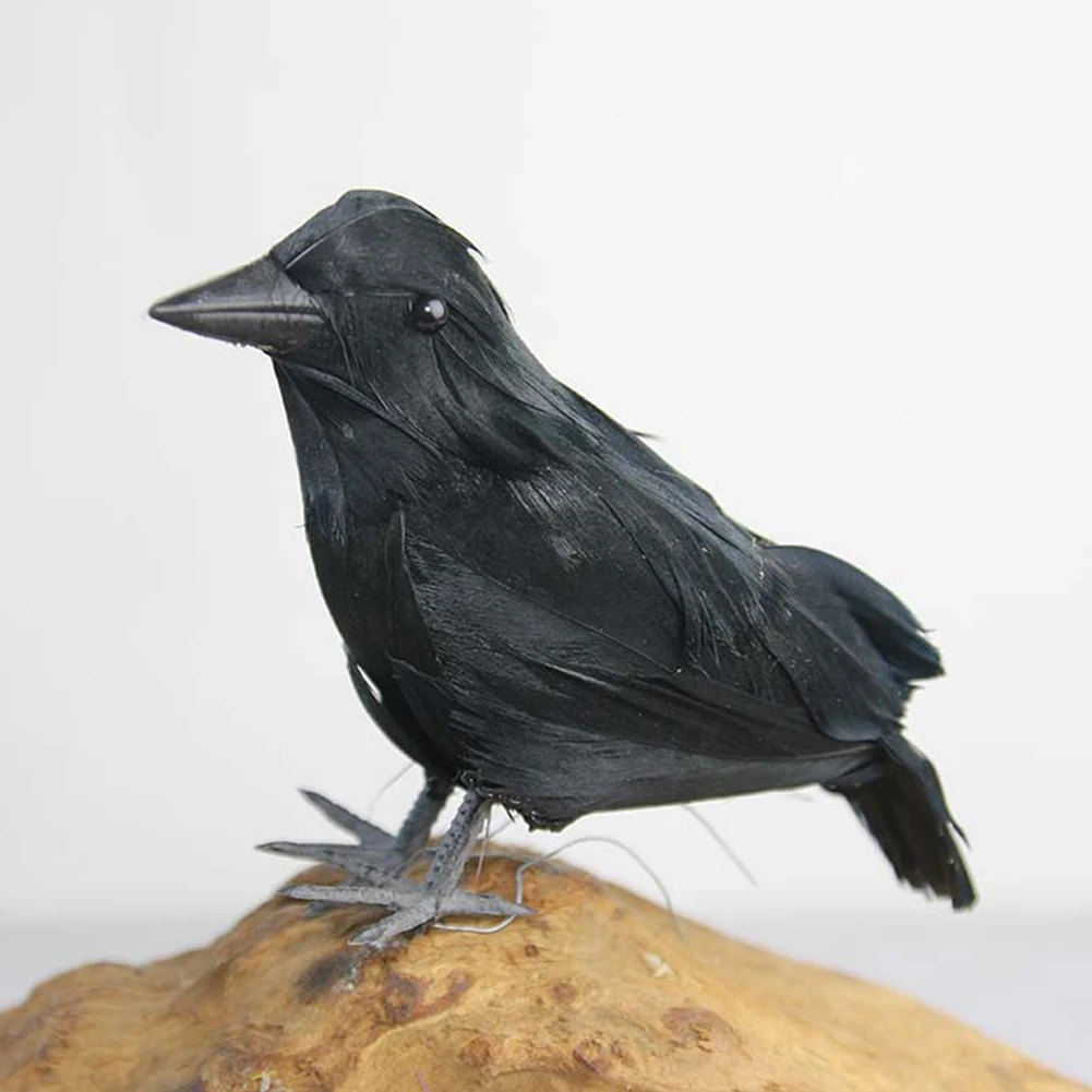 2 шт. Новый Ворон перо искусство искусственная ворона ремесла реквизит Хэллоуин